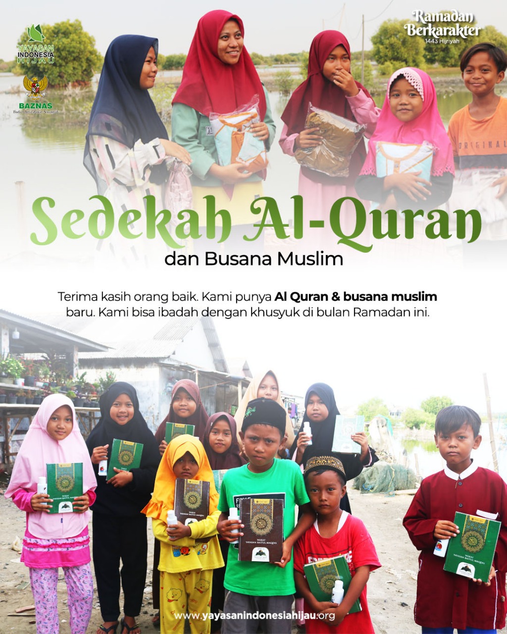 Sedekah Al-Qur’an untuk Adik-adik Muara Gembong