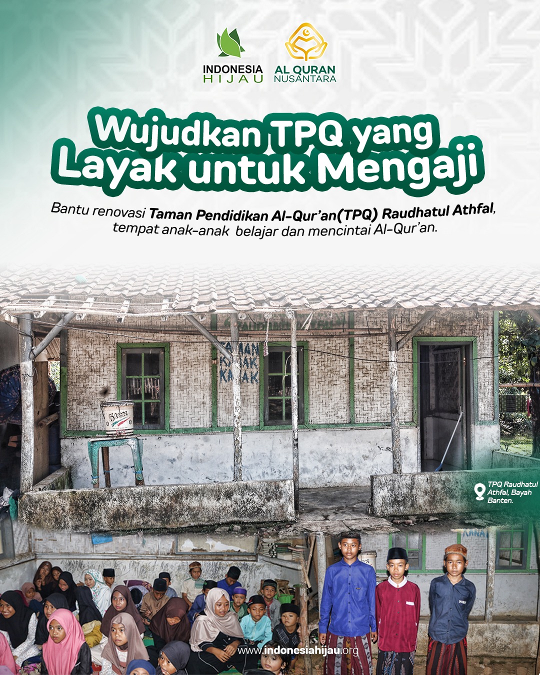 Renovasi TPQ Raudhatul Athfal, Bayah. Banten